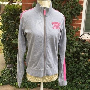 Pink Victoria’s Secret zip-up jacket